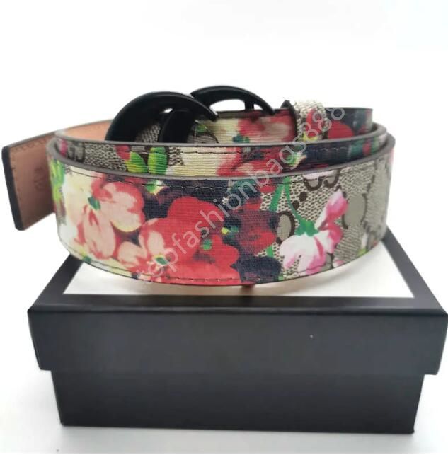 4-Red flower + Black buckle