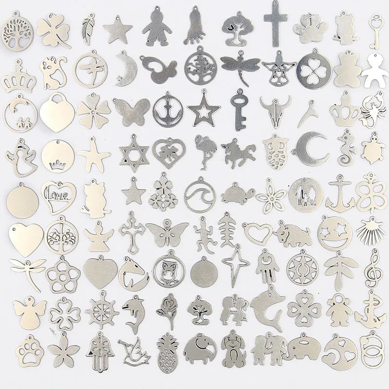 Metal color:Different 100pcs