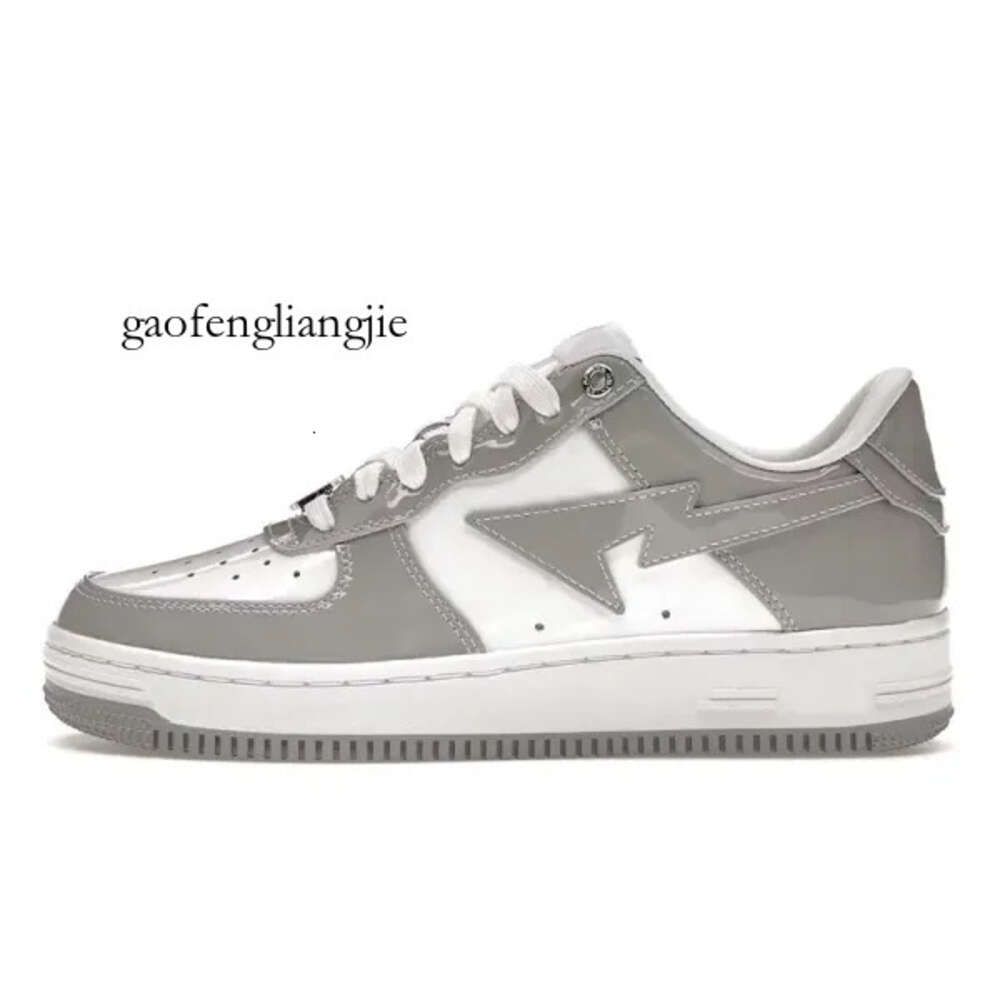 # 36-45 Patent Leather White Grey