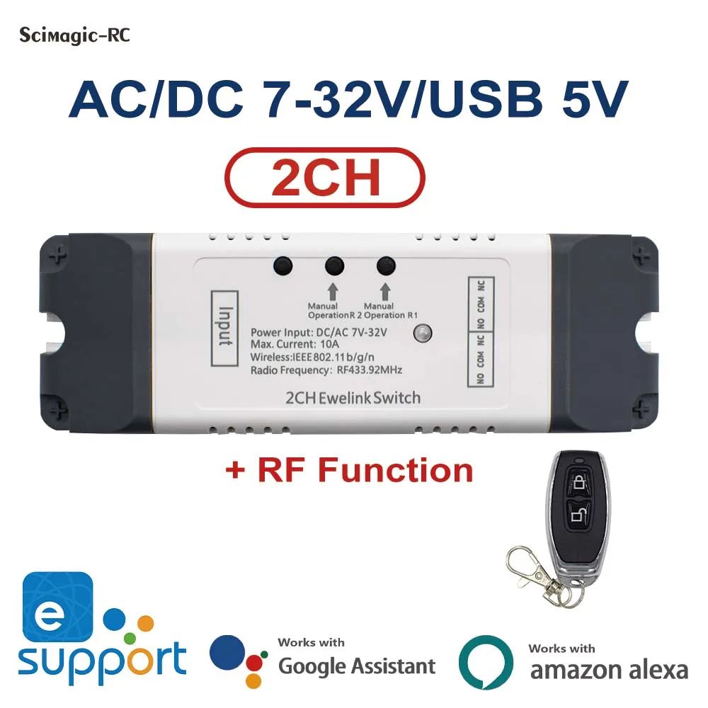 Farbe: DC7-32V und Fernbedienung