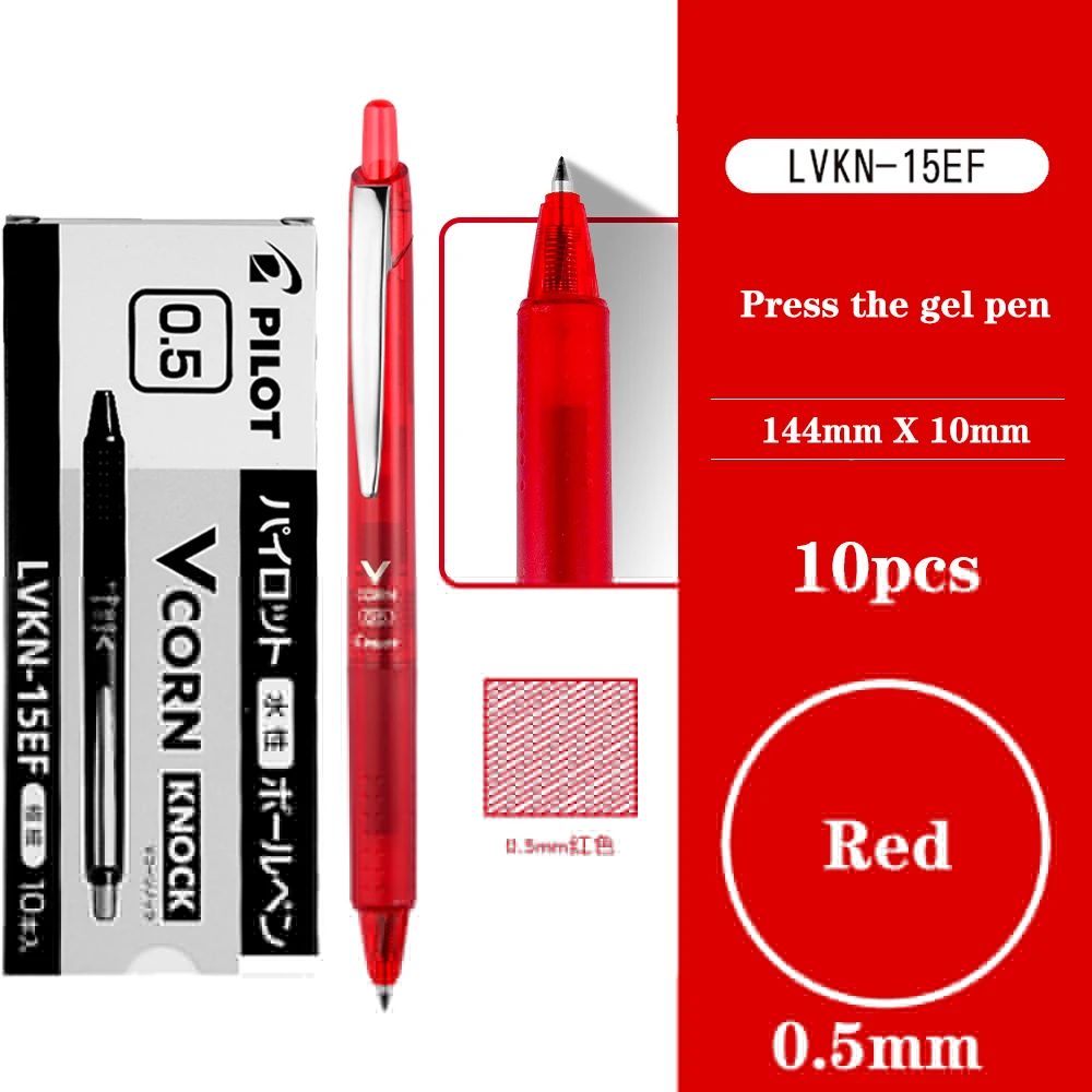 Kleur: 0,5 mm rood 10 stks