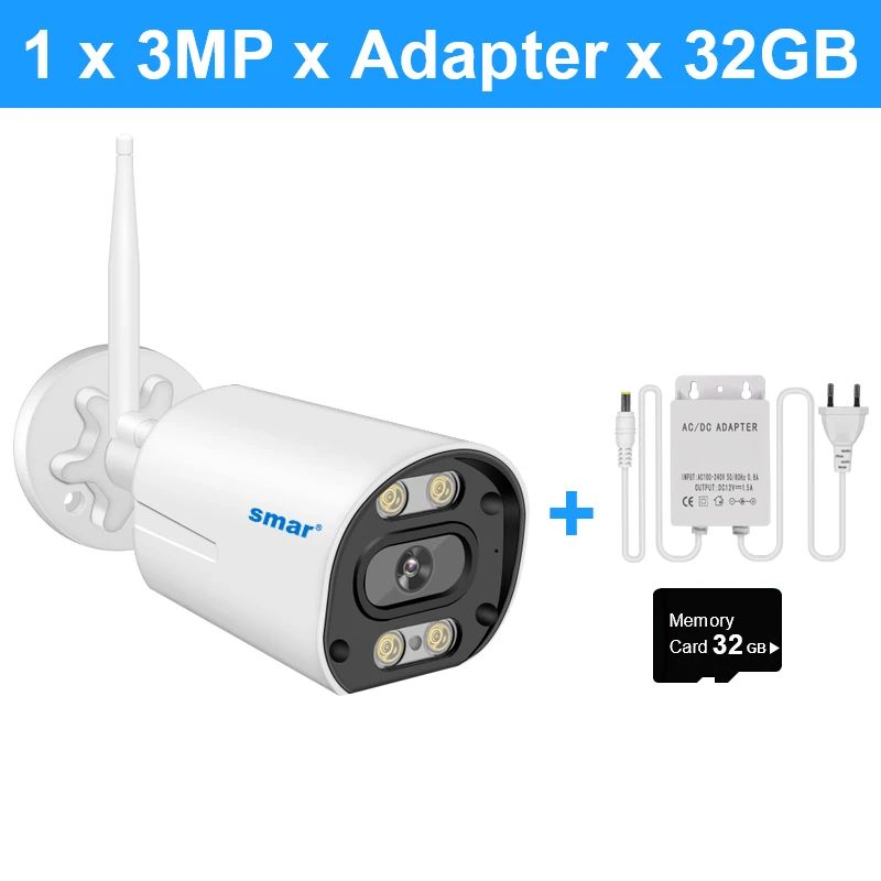 Sensorstorlek: 1 x3MP xadapter x32g