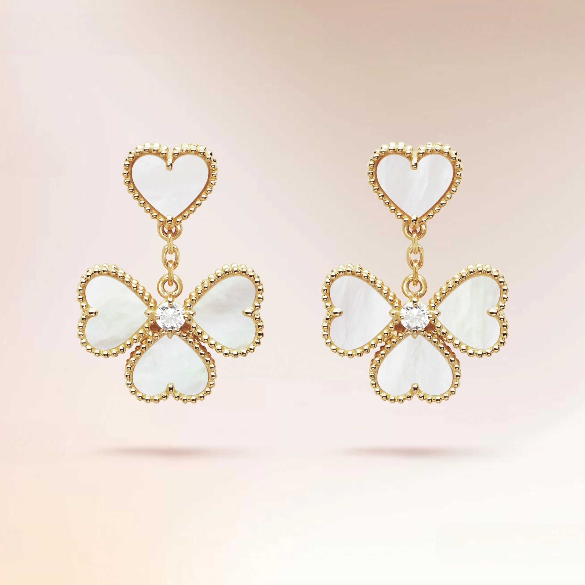 Love+love Earrings Gold