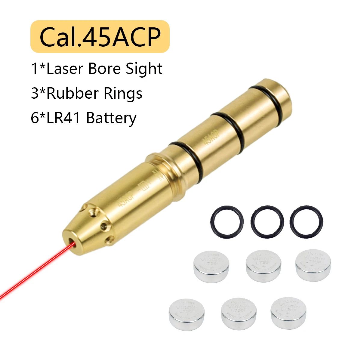 Cal.45ACP-röd laser