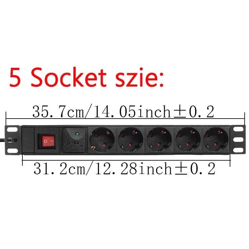 Standard: PlugColor UE: 5 socket