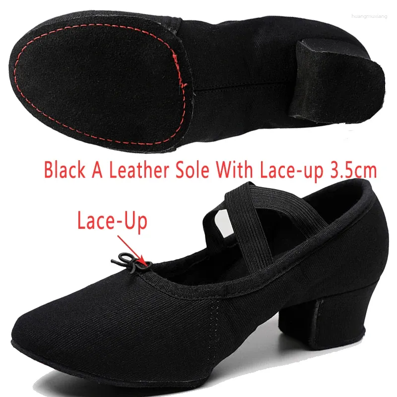 Black A Leather 3cm