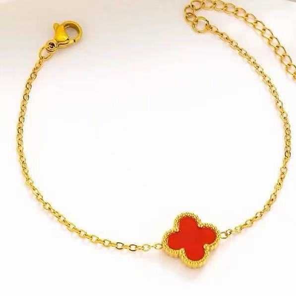 Golden Bracelet And Red Shell