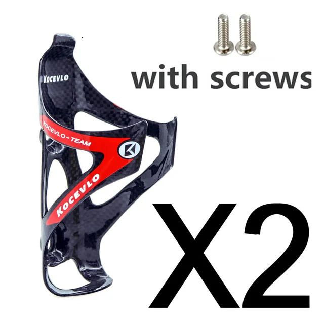 2x Red with Screws