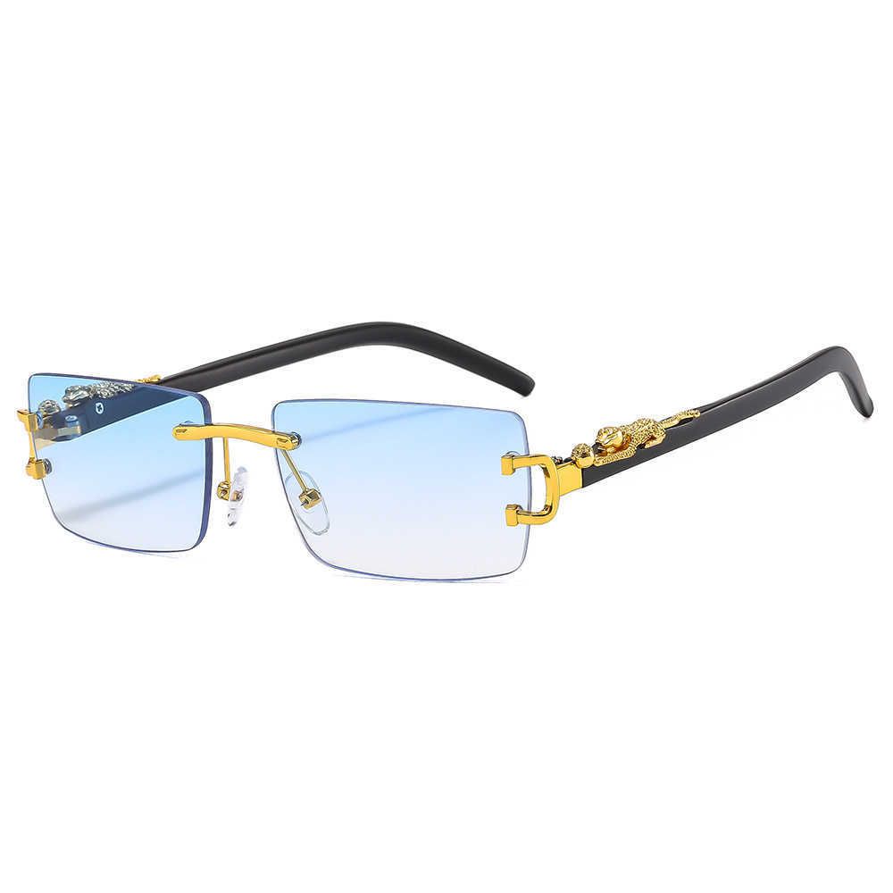 Gold Frame Progressive Blue Slice