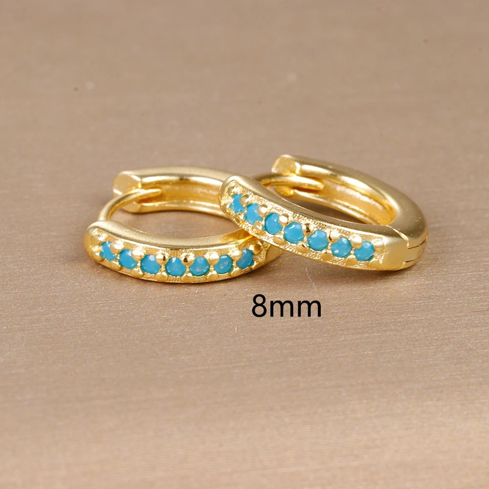 Metal Color:8mm-Gold-Blue