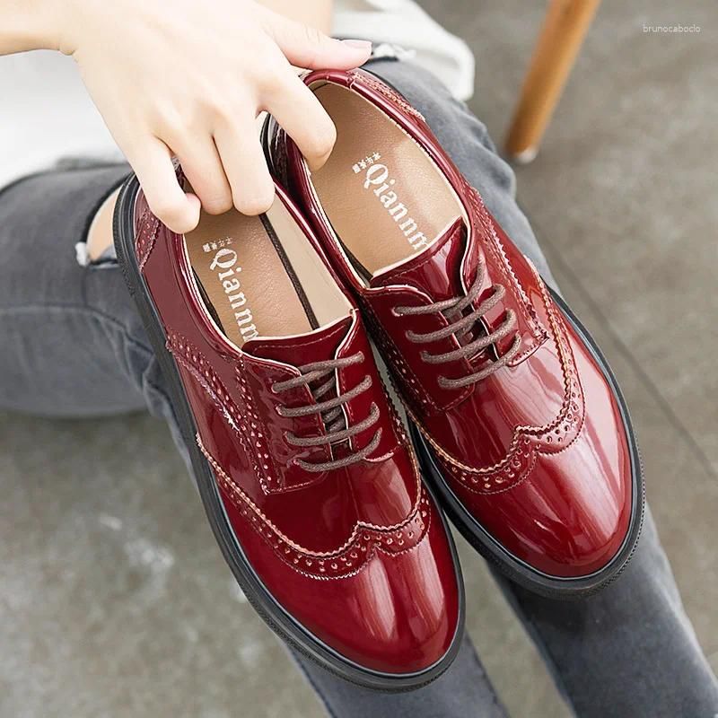 Red patent leather