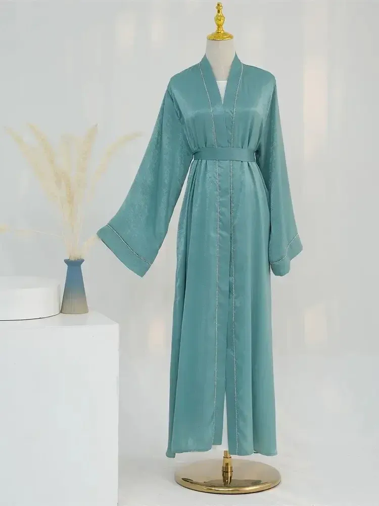 L Light Green Abaya