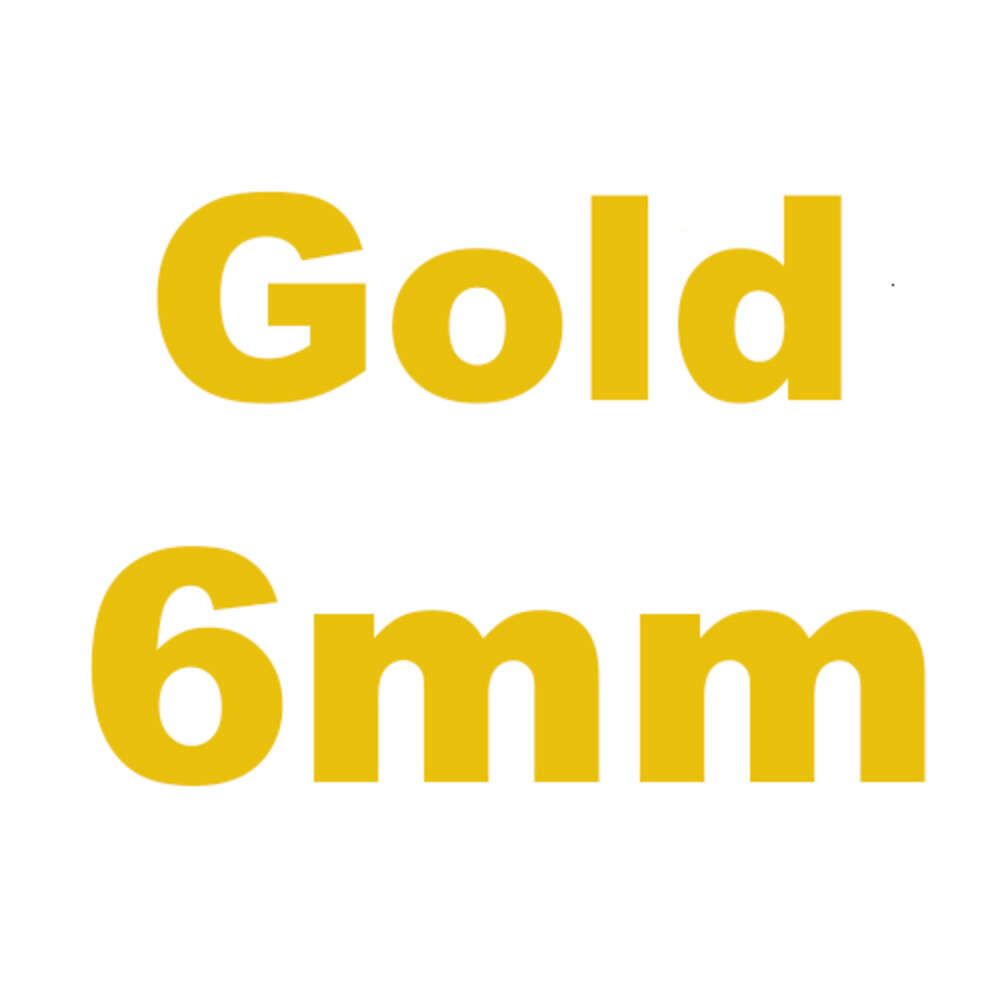 6 mm goud-geometrische-8 inch armband