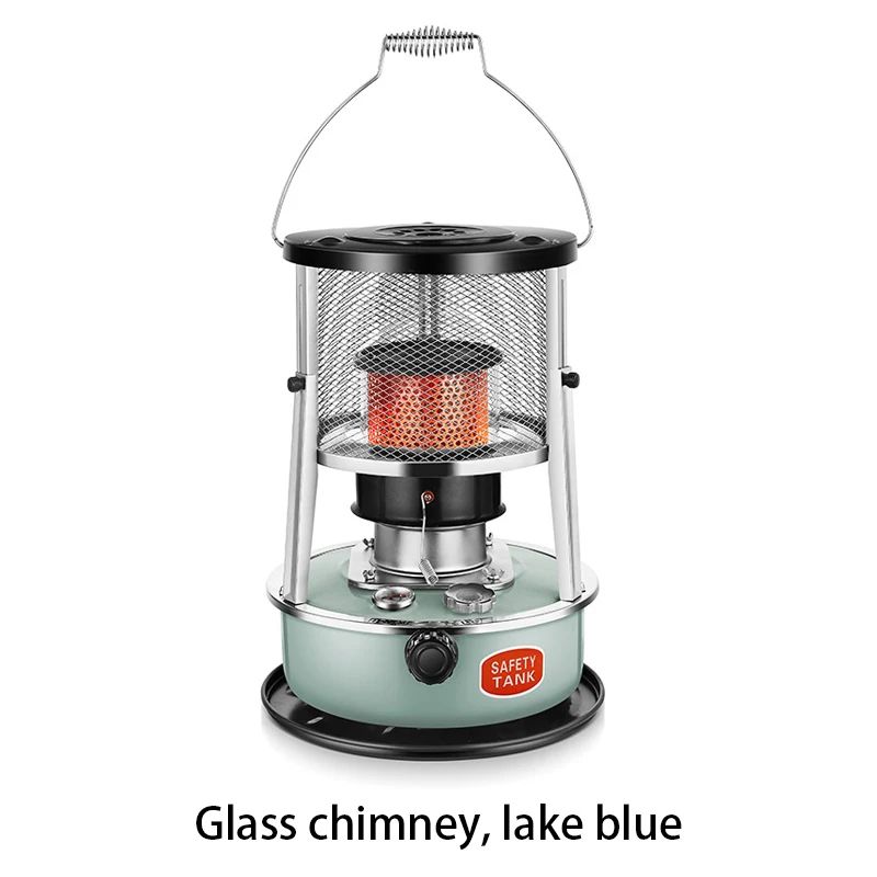 Color:Glass chimney blue