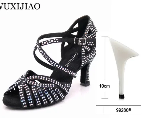 Black heel 10cm