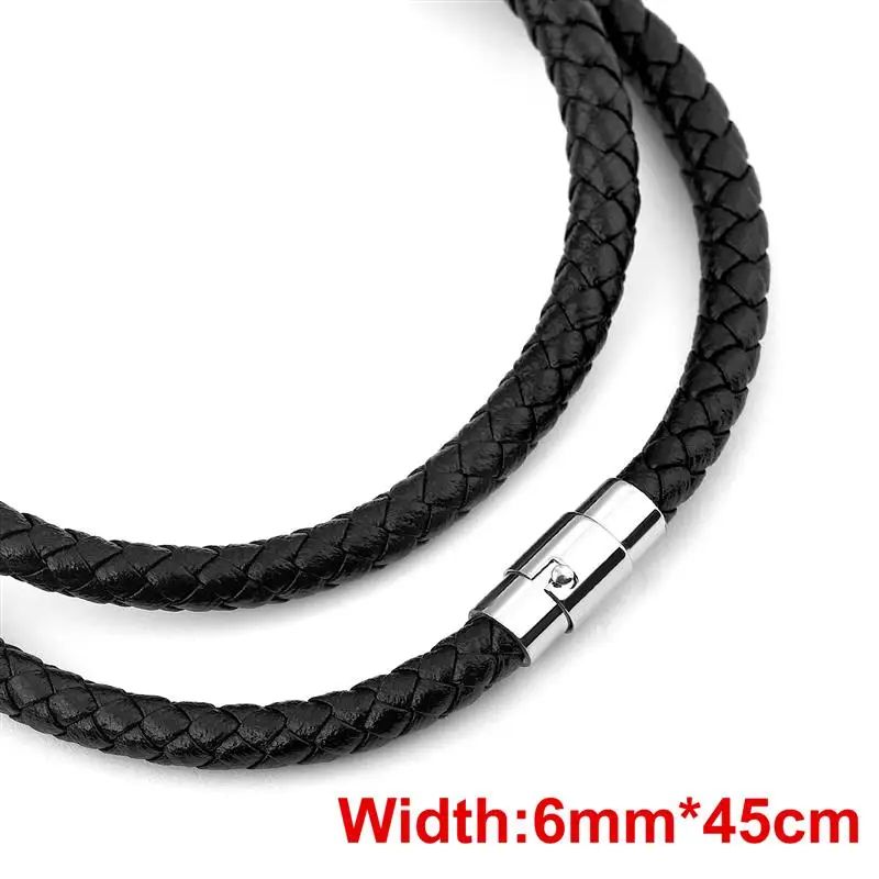 Cor de metal: preto 6mmlength: 45cm