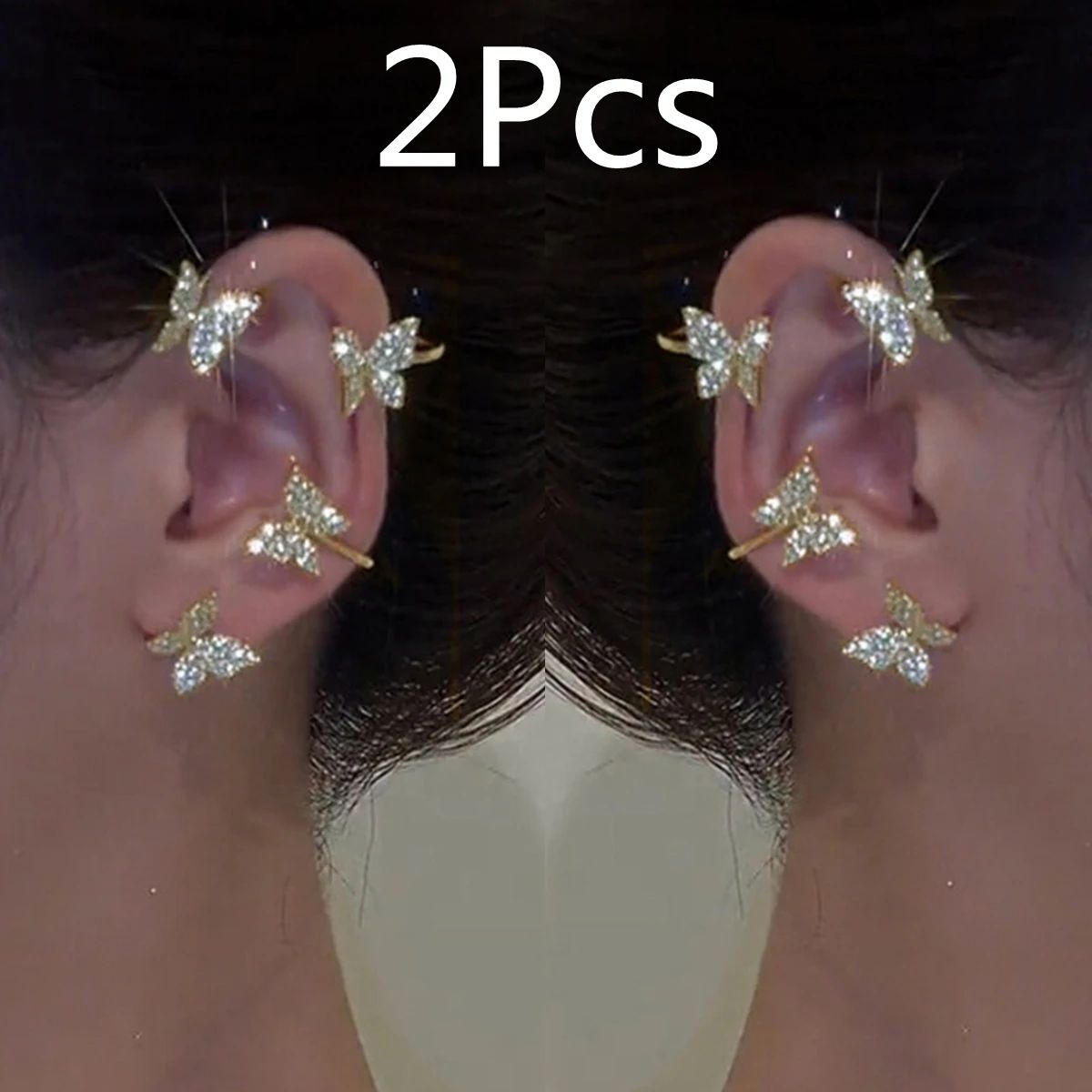 Metal Color:2pcs-gold