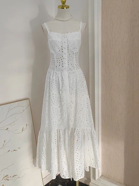 White Sling Dress