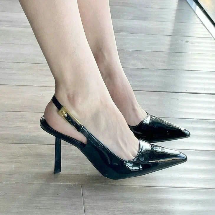 Black heel 9cm B