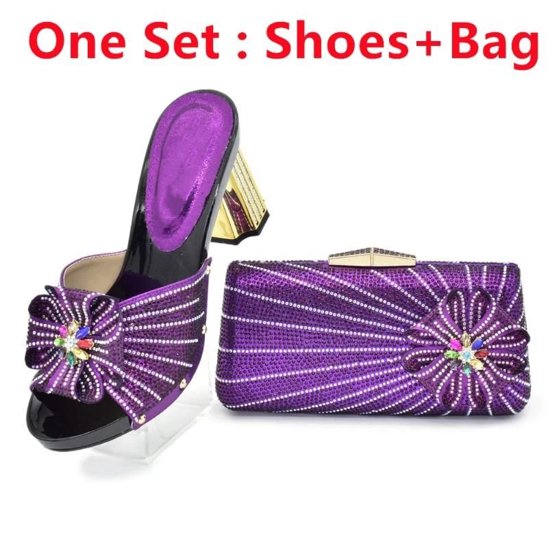 Purple Shoes and Bag