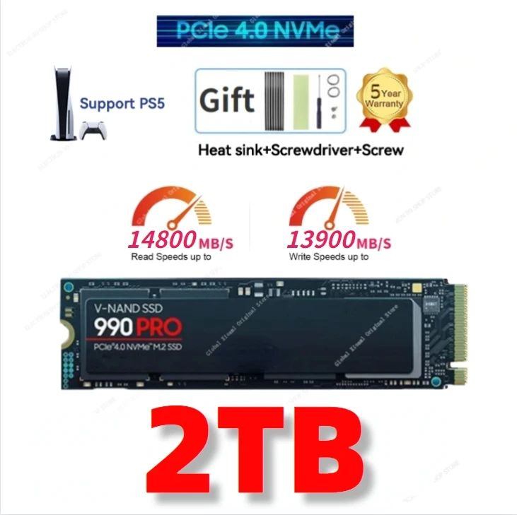 色：2TB-SSD-990Pro