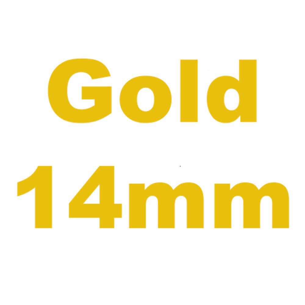 14 mm goud-geometrische-8,5 inch armband