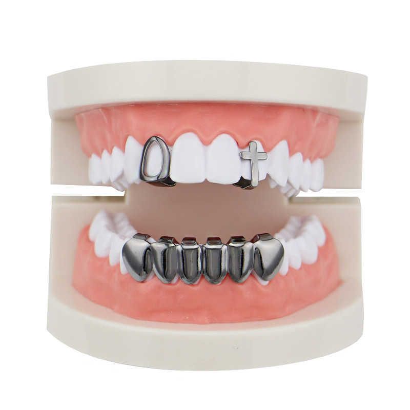 Upper Tooth Single Hollow 2 Crosses+lo