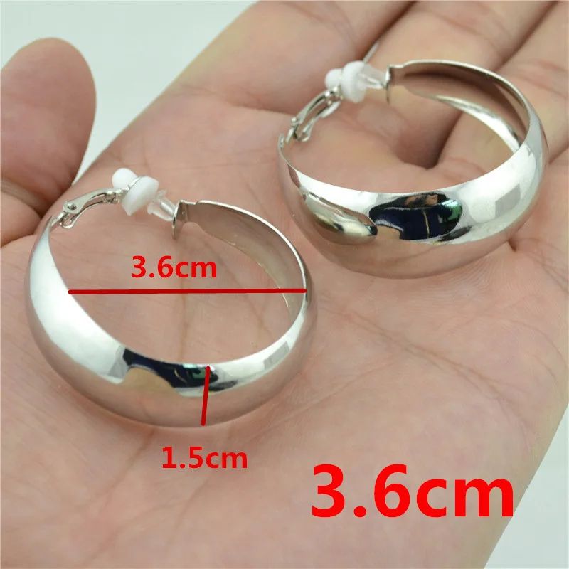 Metal Color:silver clip 3.6cm