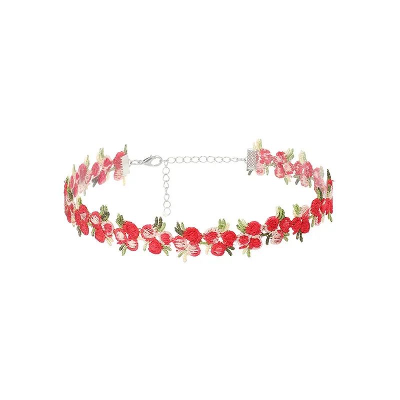 Colore metallico: rosso-necklace-a