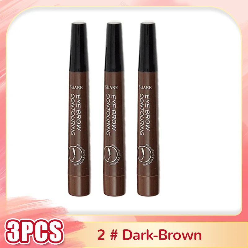 Color:3PCS Dark-brown