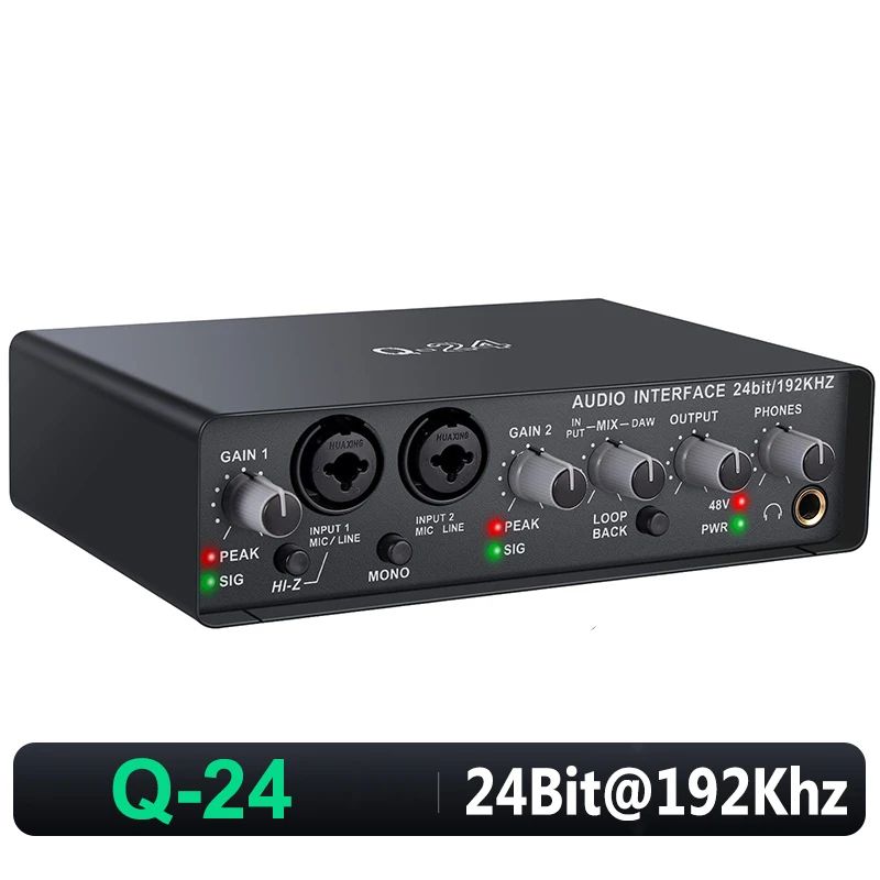 Color:Q24 Sound Card