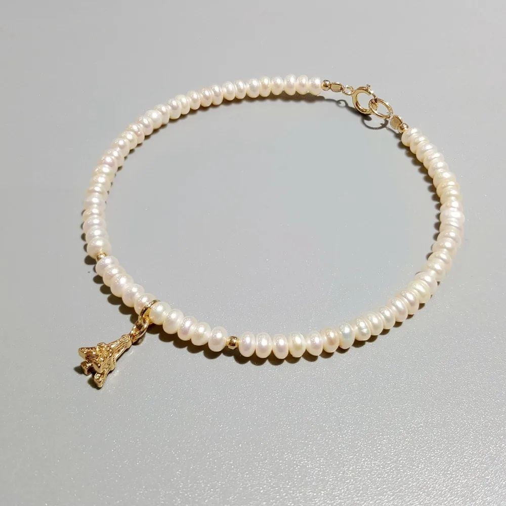 Gem Color:Pearl 3mmLength:16cm