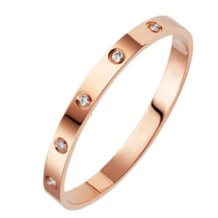 1 stuks roségoudkleurige armbandbreedte 4 mm