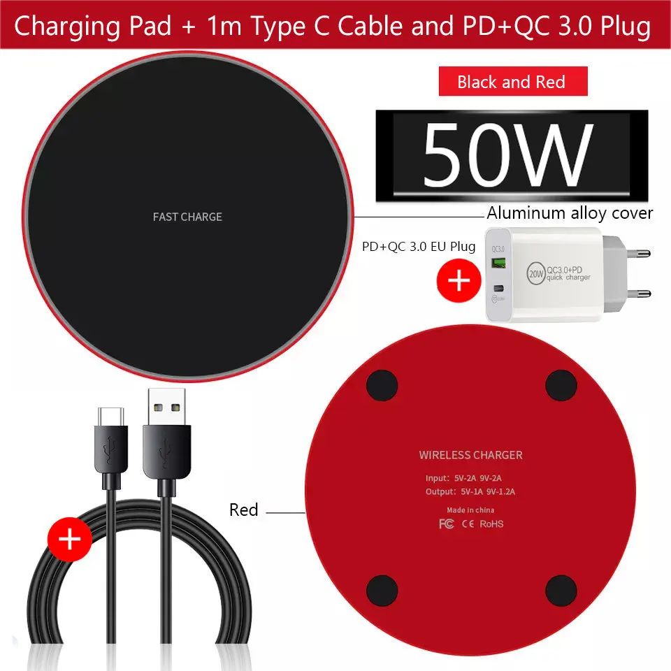 Color:Red With Cable EU