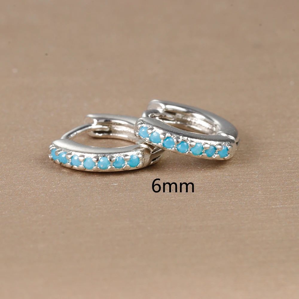 Metal Color:6mm-Silver-Blue