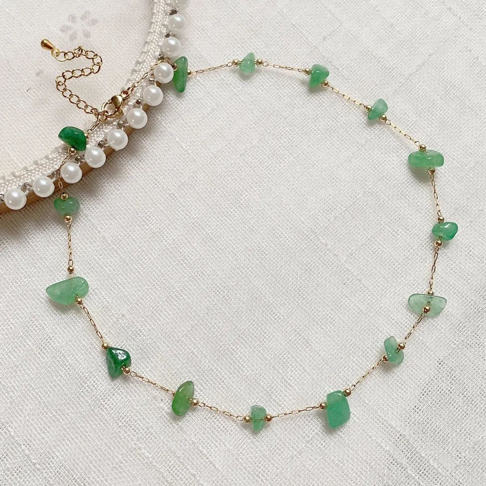 Metal Color:Green Aventurine