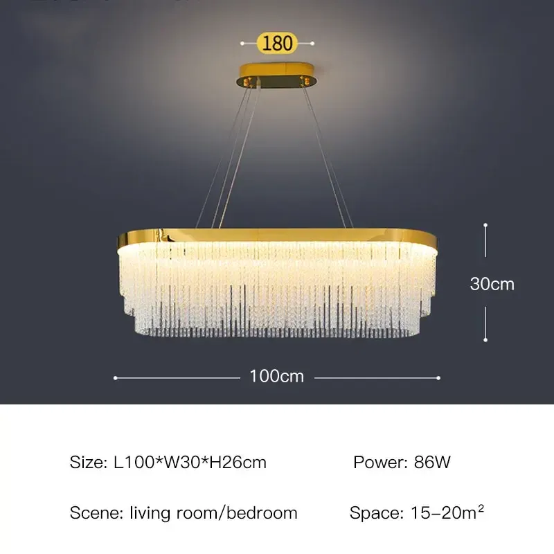 3 color changeable 220V Gold - XL 100CM