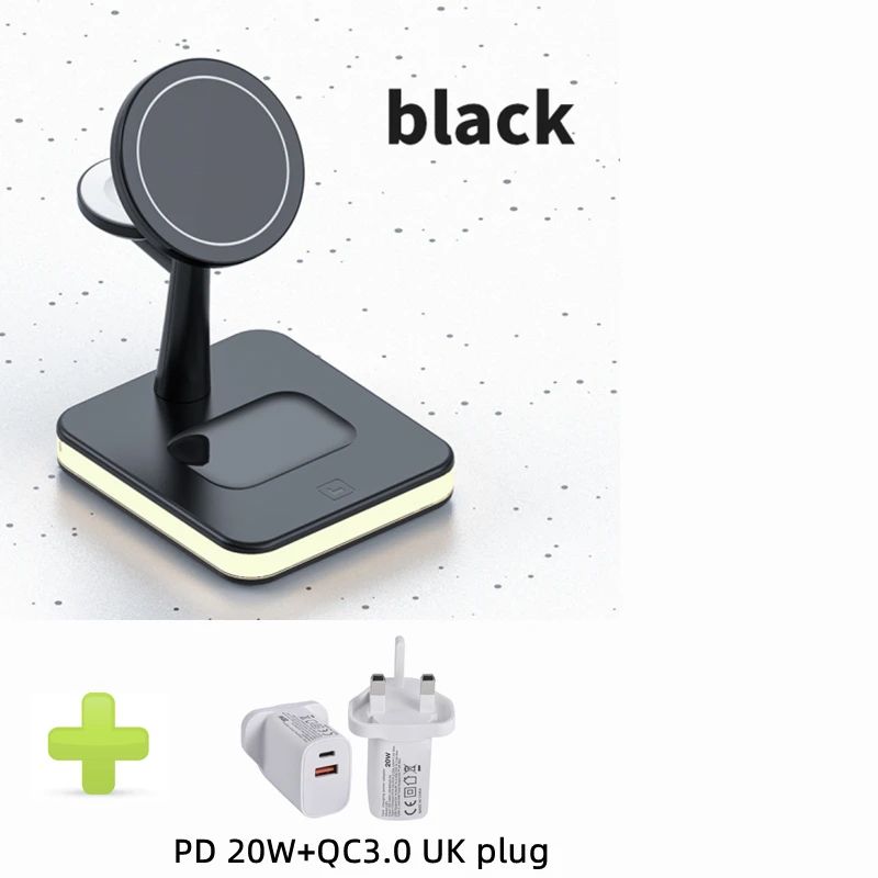 Цвет: Black UK Plug