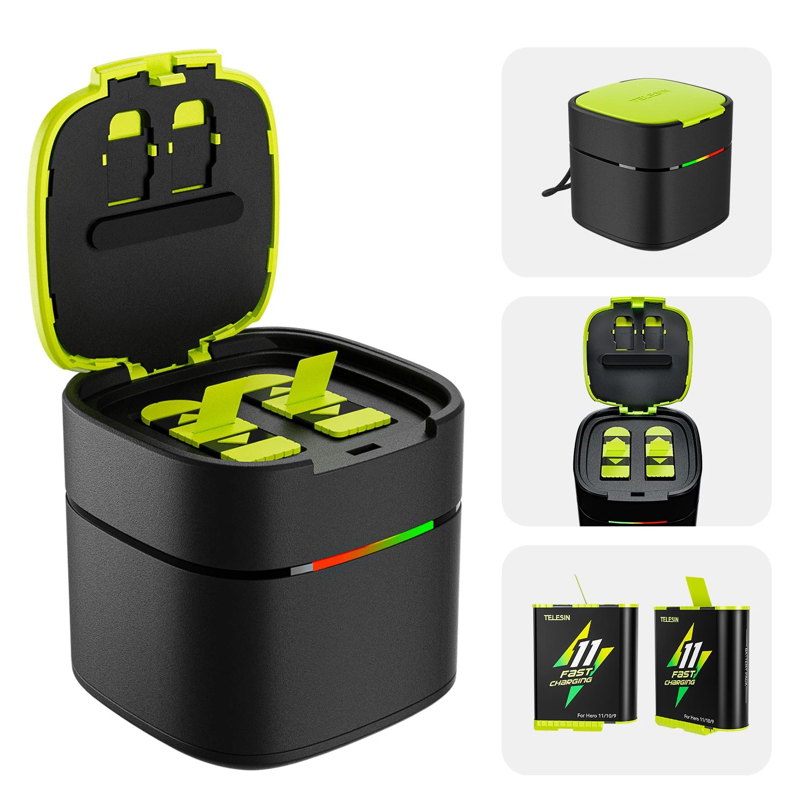 2 batteries 1 c set