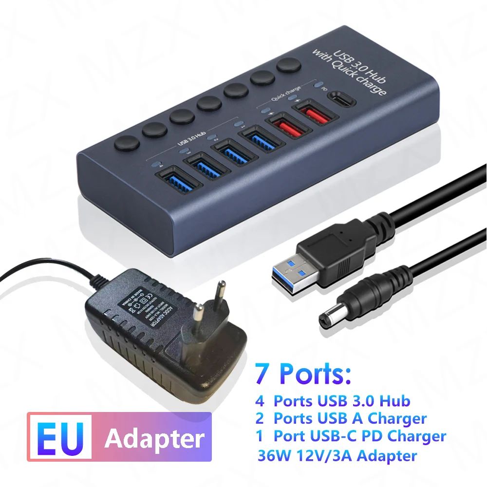 Kolor: 7 Hub Charger UE