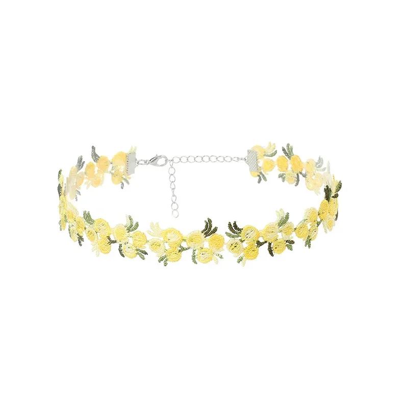 Colore metallico: giallo-necklace-a