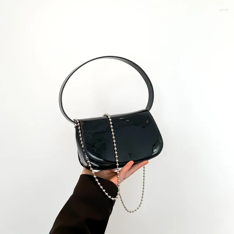 Black armpit bag