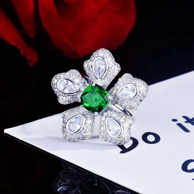 Fiore di diamante verde cinese