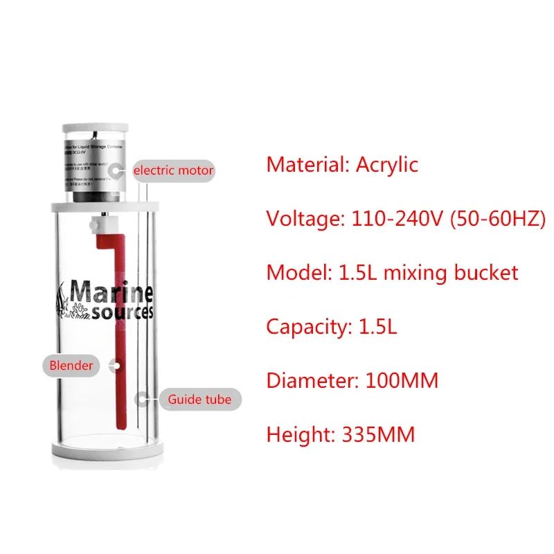 Kolor: 1,5 l beczki 110-240v