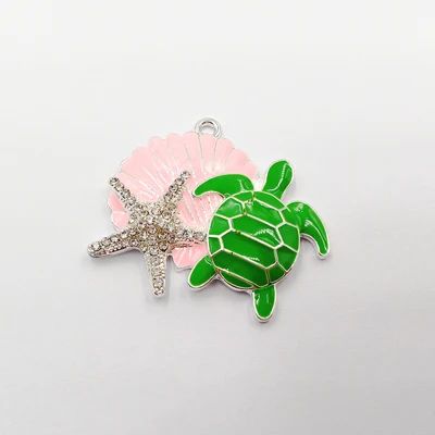 Metal color:Green turtle Pink