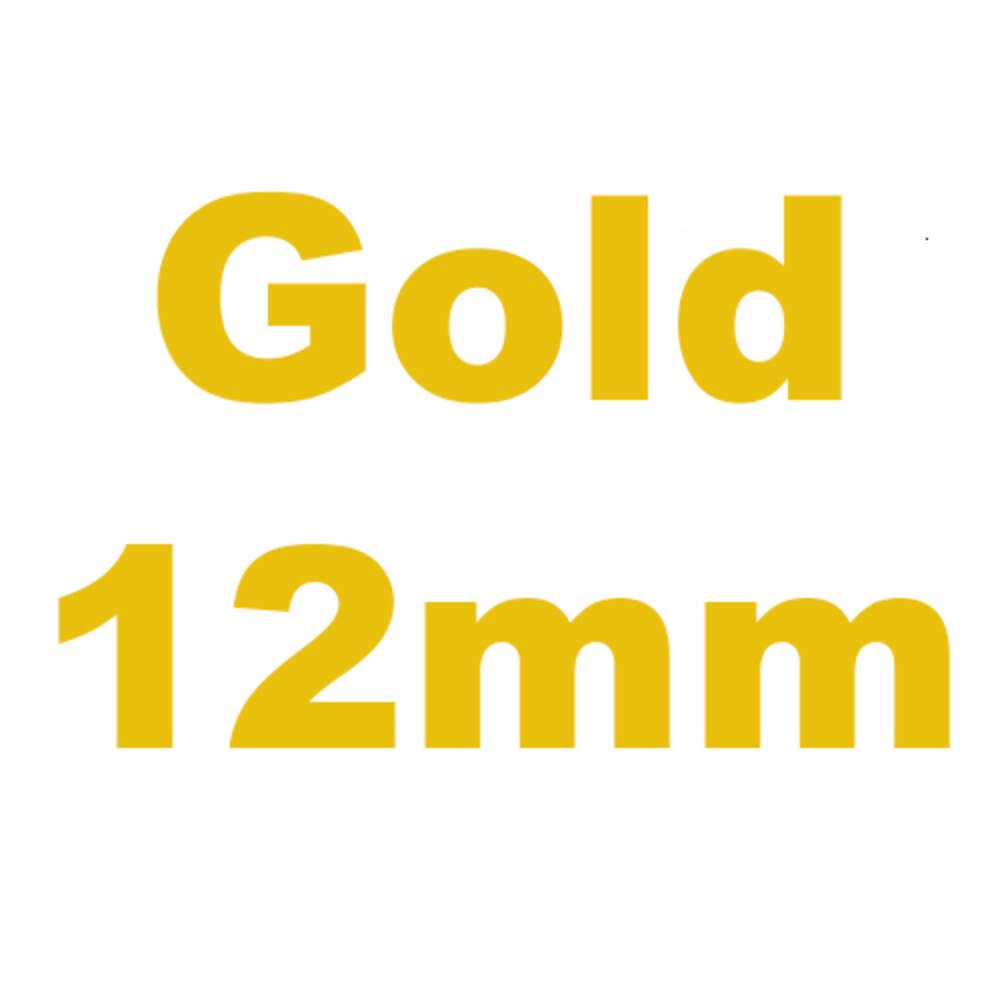 12 mm goud-geometrische-8,5 inch armband