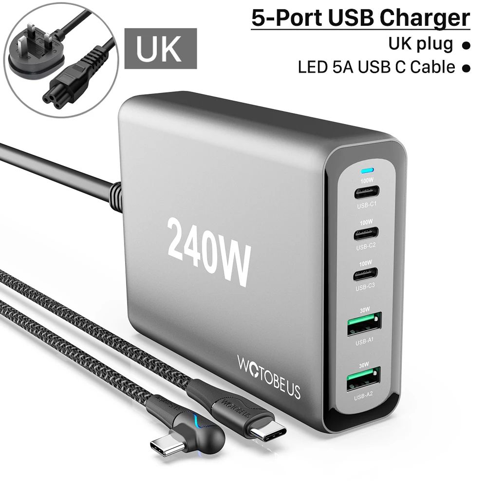 Plugtyp: Storbritannien och 5A -kabel