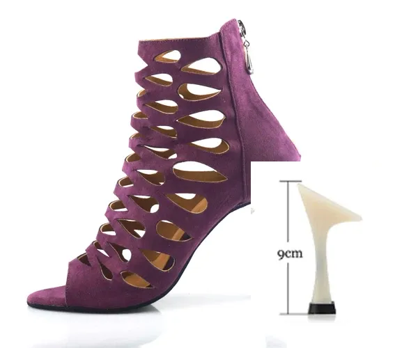 Purple  heel 9cm