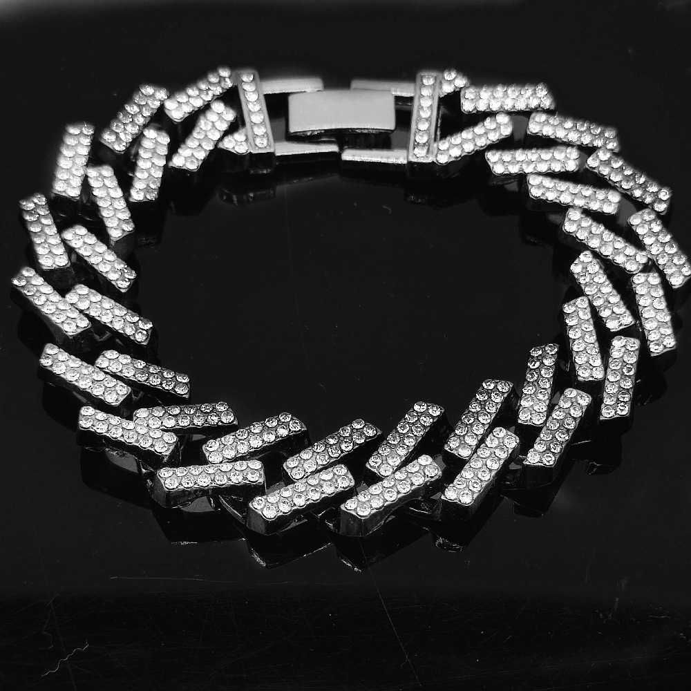 18,5 cm elegante zwart -witte diamant