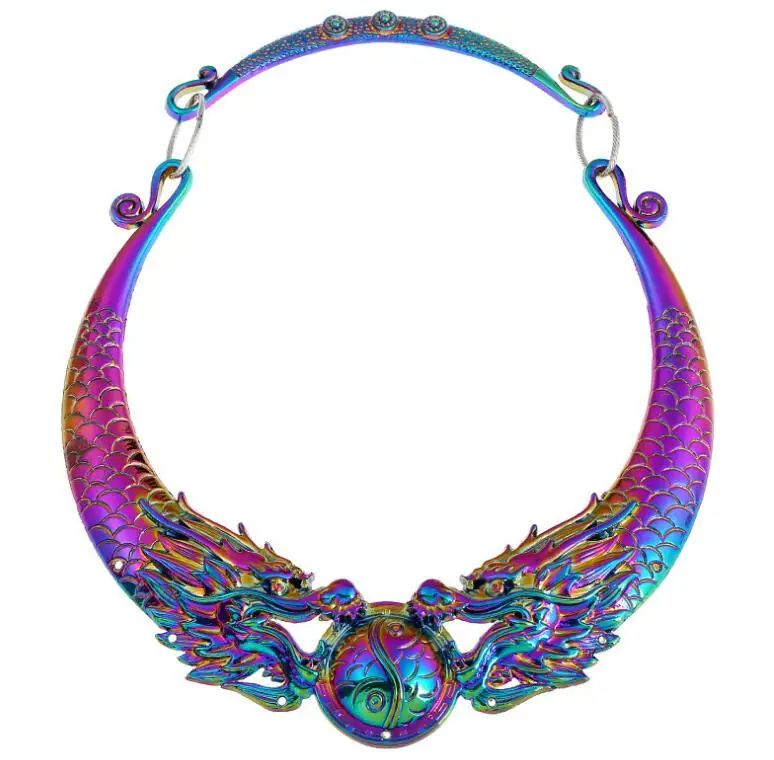 Metal Color:X123 Colorful Dragon